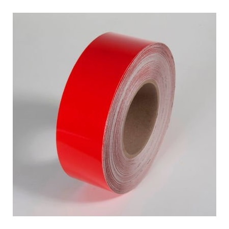 Top Tape And Label Reflective Marking Tape, Red, 2"W x 150'L Roll, RST532 RST532